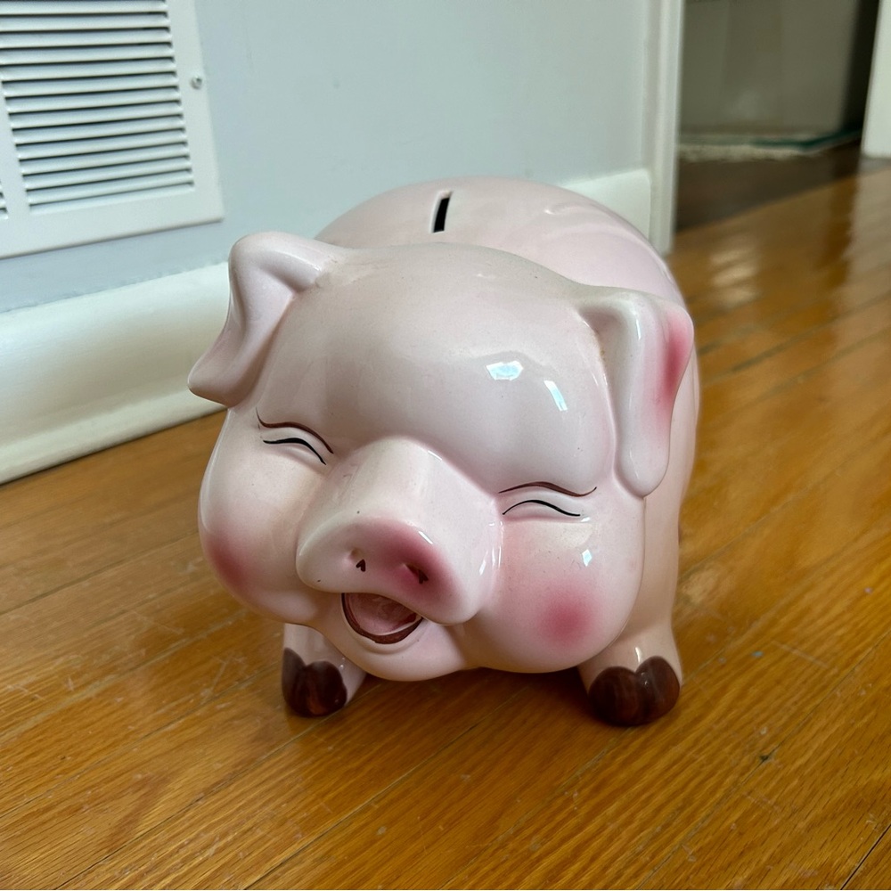 Extra large Adorable Pink Piggy Bank